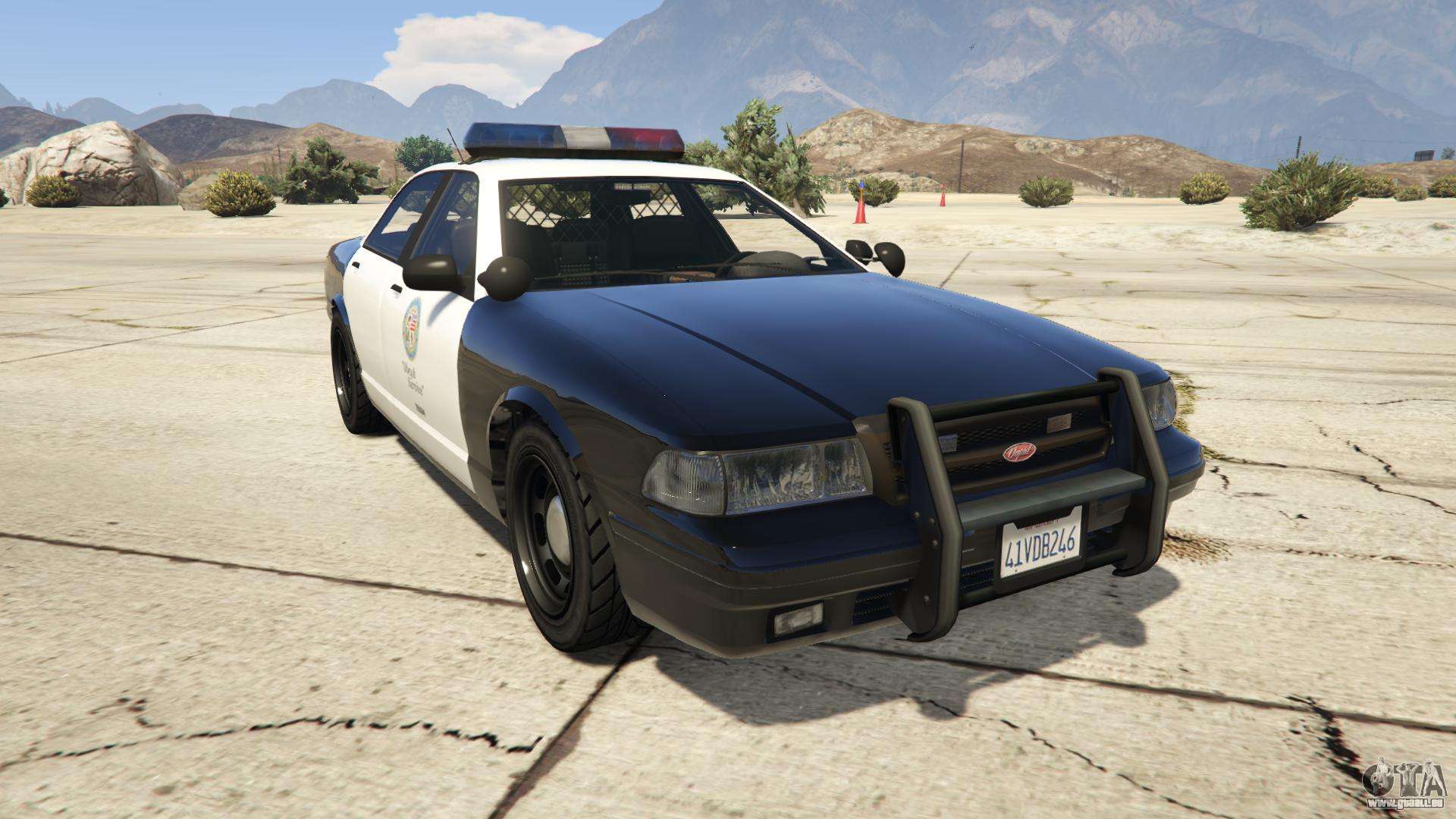 GTA 5 Vapid Police Cruiser - vue de face