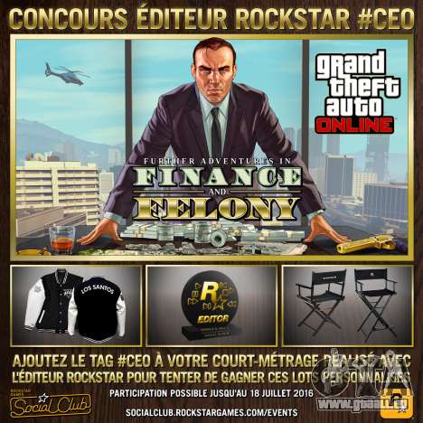 #CEO Rockstar, l'Éditeur du concours