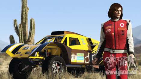 Cascadeur et sa voiture dans GTA Online