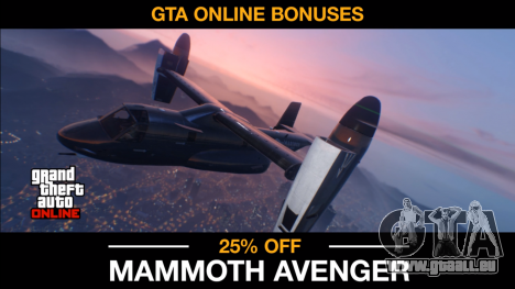Mammoth Avenger rabatter i GTA Online