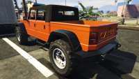 Canis Kamacho de GTA 5 vue arrière