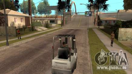 Le chariot élévateur dans GTA San Andreas