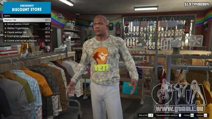 Comment faire pour changer de vêtements dans GTA 5