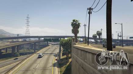 Blick über die Stadt in GTA 5