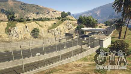 Chemin de la base militaire GTA 5
