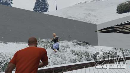 Bataille de boules de neige dans GTA 5