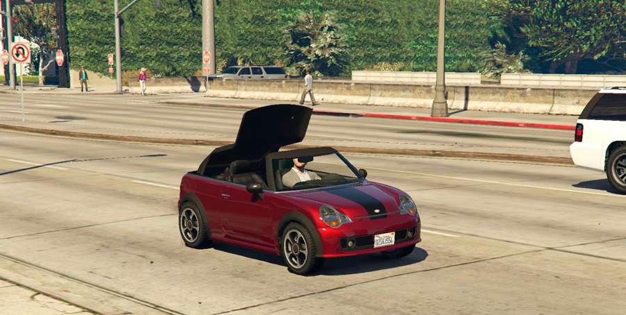 Comment fermer le toit de la voiture dans GTA 5