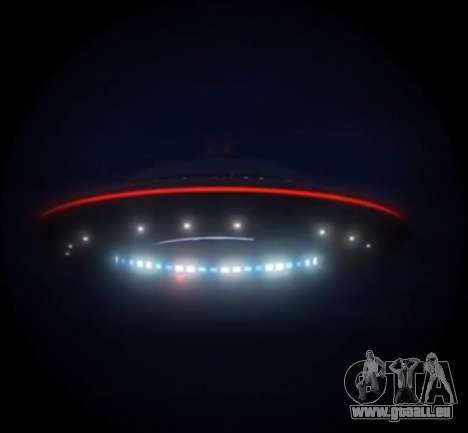 GTA V Fliegende Untertasse (UFO) über den Berg Chiliad
