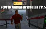 Écrire un message dans GTA 5 online