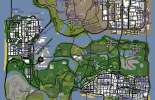 GTA San Andreas geheime Orte Karte