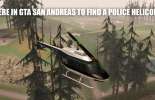 Où trouver un hélicoptère de la police dans GTA