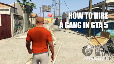 Comment embaucher un gang dans GTA 5