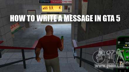 Comment écrire un message dans GTA 5 online