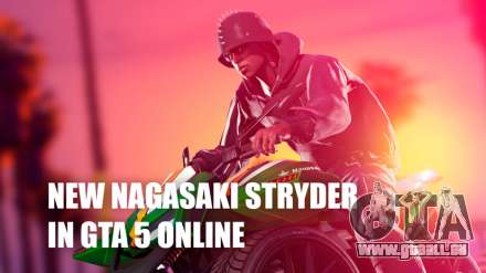 Nouvelle moto de Nagasaki Stryder, qui est allé en vente dans GTA 5