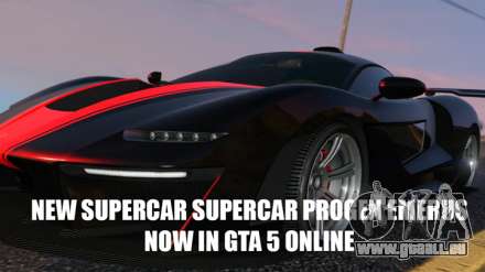 Supercar Progen Emerus ist jetzt in GTA 5 Online