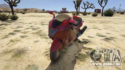 Shitzu Hakuchou de GTA 5 - captures d'écran, les caractéristiques et la description de la moto