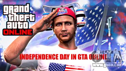 La célébration de la journée de l'indépendance dans GTA 5 Online