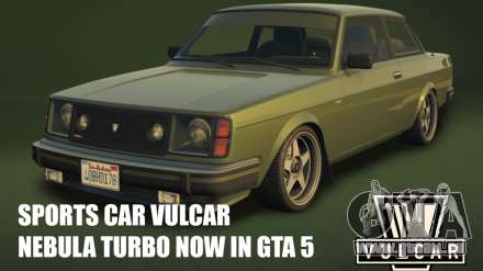 Sportwagen Vulcar Nebula Turbo ging auf Verkauf GTA 5 Online