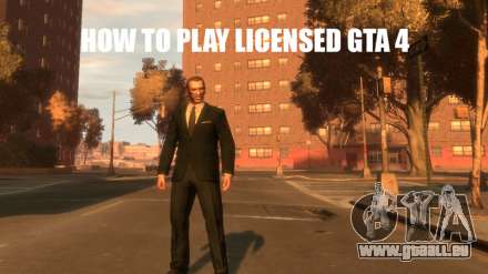 Licence GTA 4: comment jouer