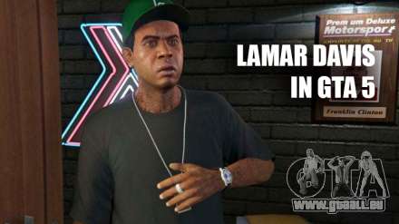 La description du caractère Lamar Davis dans le jeu GTA 5: quelle mission donne dans la version online