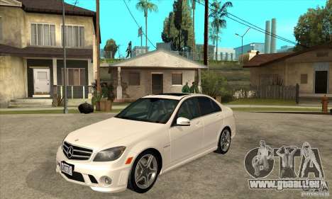 Mercedes-Benz C63 AMG 2010 pour GTA San Andreas