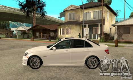 Mercedes-Benz C63 AMG 2010 pour GTA San Andreas