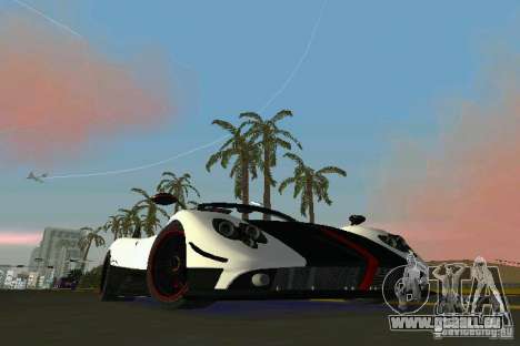 Pagani Zonda Cinque Roadster 2010 pour GTA Vice City