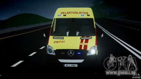 Mercedes-Benz Sprinter PK731 Ambulance [ELS] für GTA 4