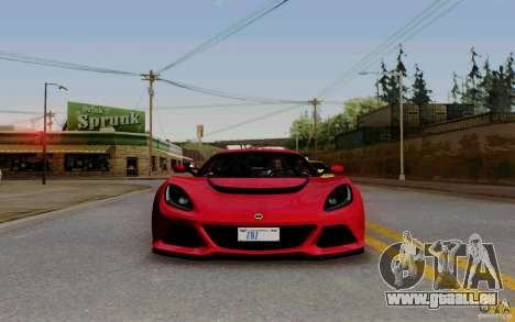 Lotus Exige S V1.0 2012 pour GTA San Andreas