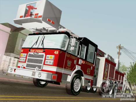 Pierce Rear Mount SFFD Ladder 49 für GTA San Andreas