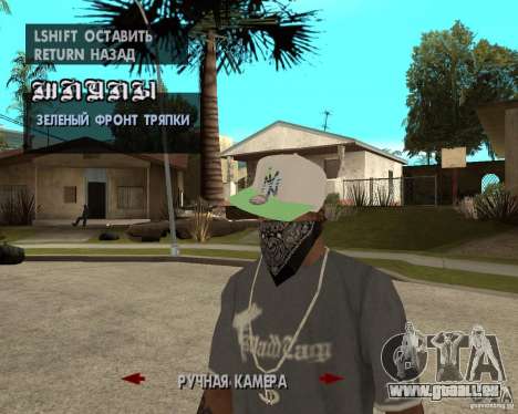 Hip-Hop caps pour GTA San Andreas