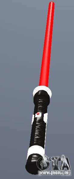 Lightsabre v2 Red pour GTA San Andreas