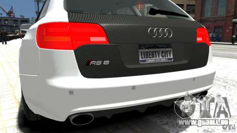 Audi RS6 Avant 2010 Carbon Edition pour GTA 4