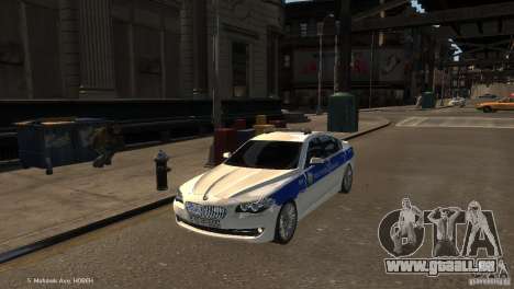 BMW 550i Azeri Police YPX pour GTA 4