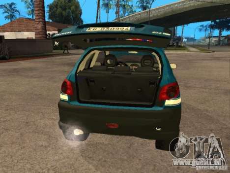 Peugeot 206 Police für GTA San Andreas