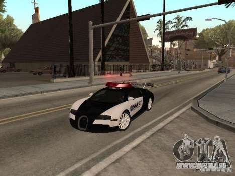 Bugatti Veyron Police pour GTA San Andreas