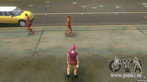 Girl Player mit 11skins pour GTA Vice City