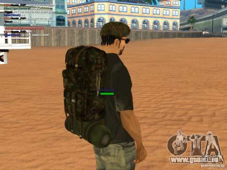 Military backpack für GTA San Andreas