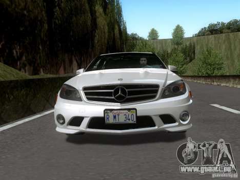 Mercedes-Benz C63 AMG 2010 pour GTA San Andreas