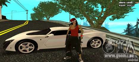 Chicano Chick Skin pour GTA San Andreas