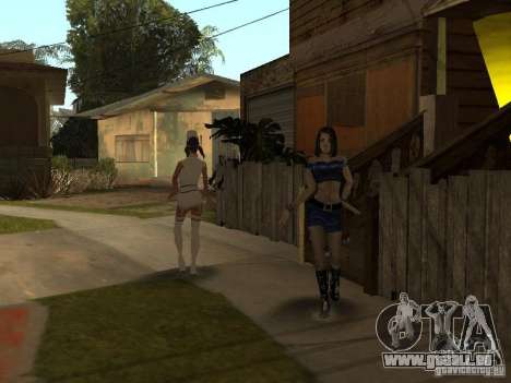 Blue Girl XXX für GTA San Andreas