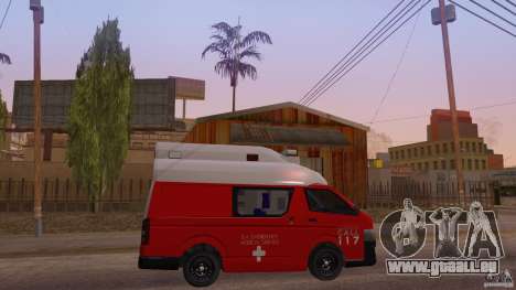 Toyota Hiace Philippines Red Cross Ambulance für GTA San Andreas