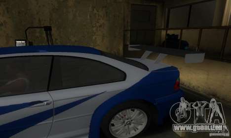 BMW M3 Tuneable pour GTA San Andreas