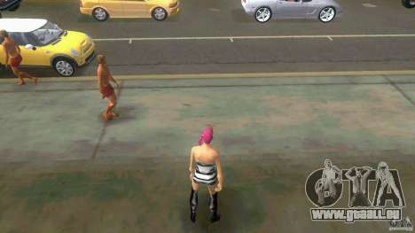 Girl Player mit 11skins pour GTA Vice City