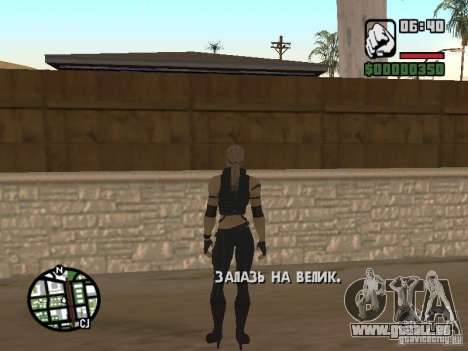 Sonya from Mortal Kombat 9 für GTA San Andreas
