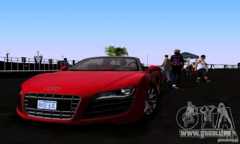 Audi R8 Spyder für GTA San Andreas