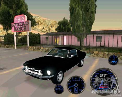 Ford Mustang Fastback für GTA San Andreas