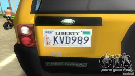 Land Rover Freelander pour GTA Vice City