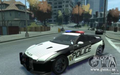 Nissan GT-R R35 Police für GTA 4