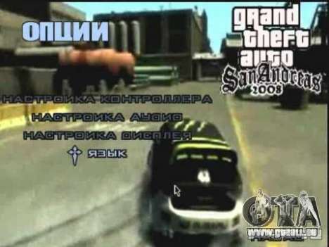 Vidéo de drift menu GTA4 pour GTA San Andreas